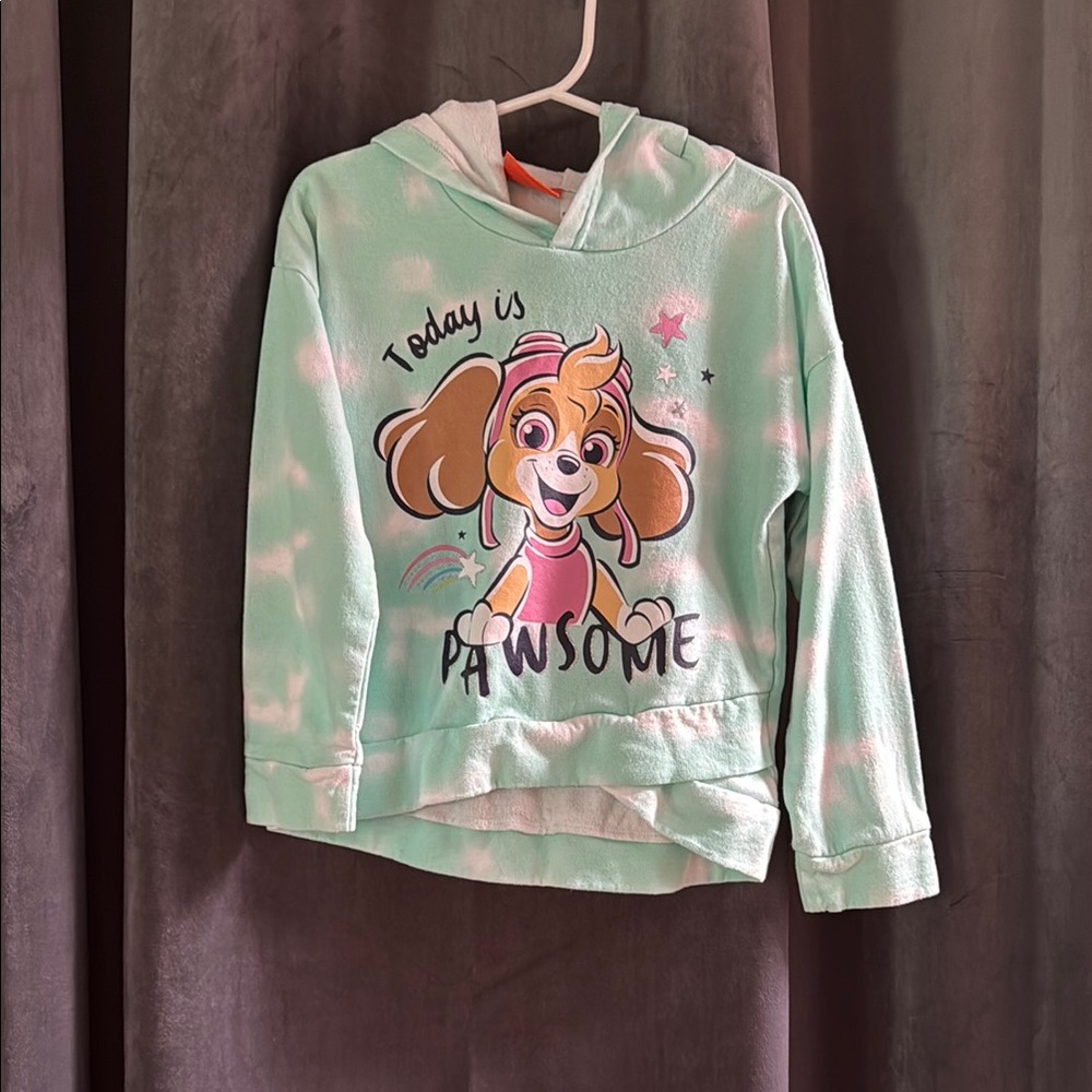 Nickelodeon Teal Skye Paw Patrol Sweatshirt Hoodie